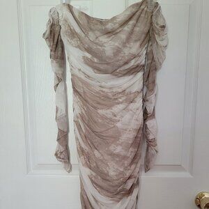 strapless dress + sleeves / weddingdress / party dress NEW Windsor size Large